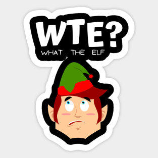 what the elf Sticker